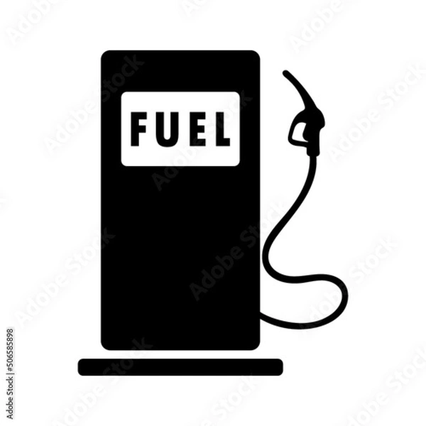 Obraz gas pump illustration
