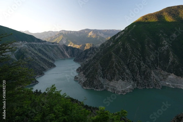 Fototapeta Deriner Dam view in Artvin.