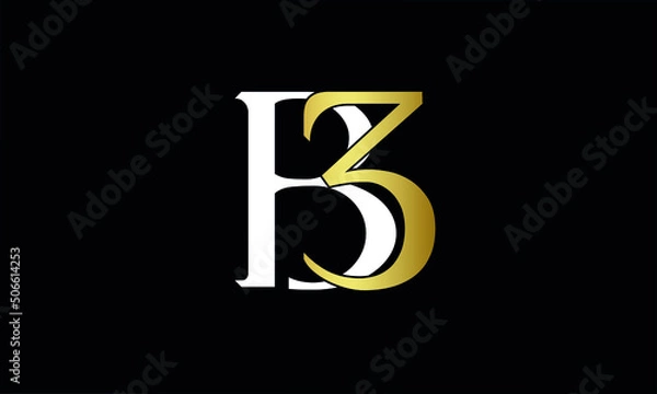 Obraz B3 3B Images Illustrations Vectors Letter