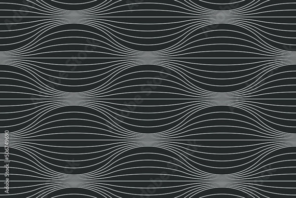 Fototapeta Wave modern background. Vector illustration.