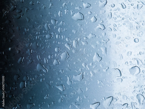 Obraz drops of water on the window