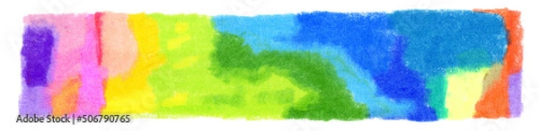 Obraz カラフルでビビッドな横長の背景テクスチャー