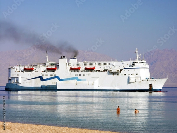 Fototapeta Egypt Nuweiba - grande traject near beach sea