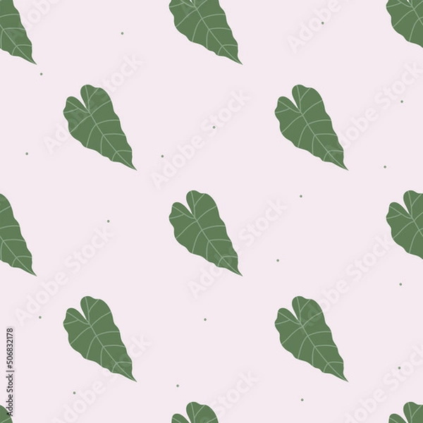 Fototapeta Vector flat hand drawn seamless pattern