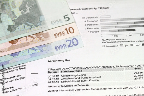 Obraz Gaspreiserhöhung