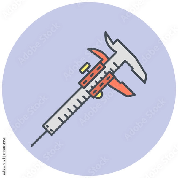 Fototapeta Caliper Icon