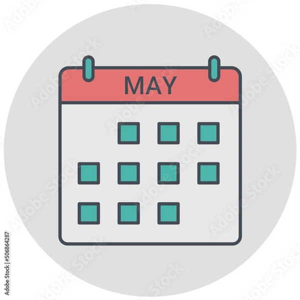 Obraz Calendar Icon Design