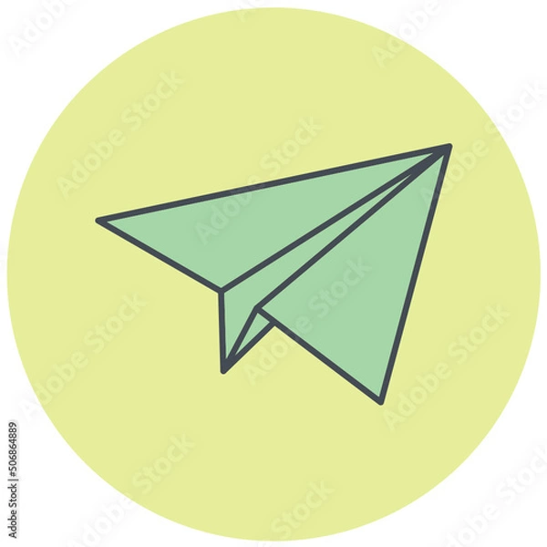 Obraz Paper Plane Icon Design
