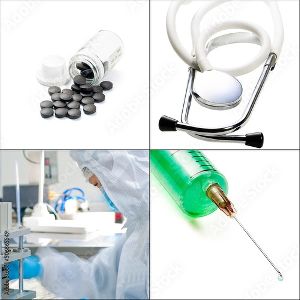 Obraz medical collage