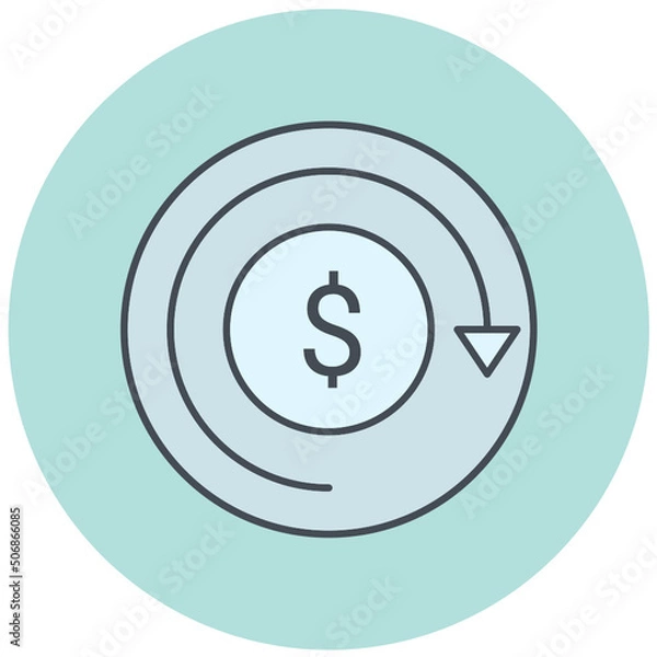 Obraz Refund Icon Design