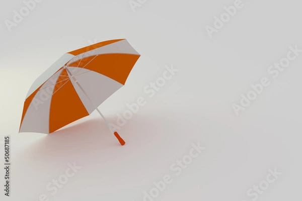 Fototapeta Umbrella 3D render