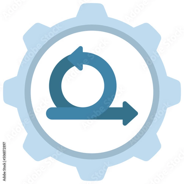 Fototapeta Sprint Development Icon