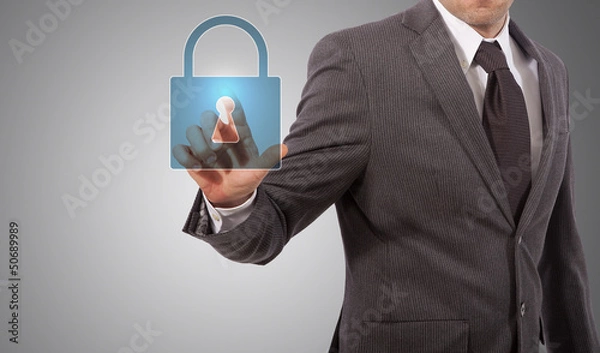 Obraz security concept