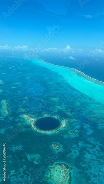 Obraz Great Blue hole Belize 