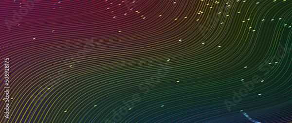 Fototapeta Conceptual technology illustration of artificial intelligence