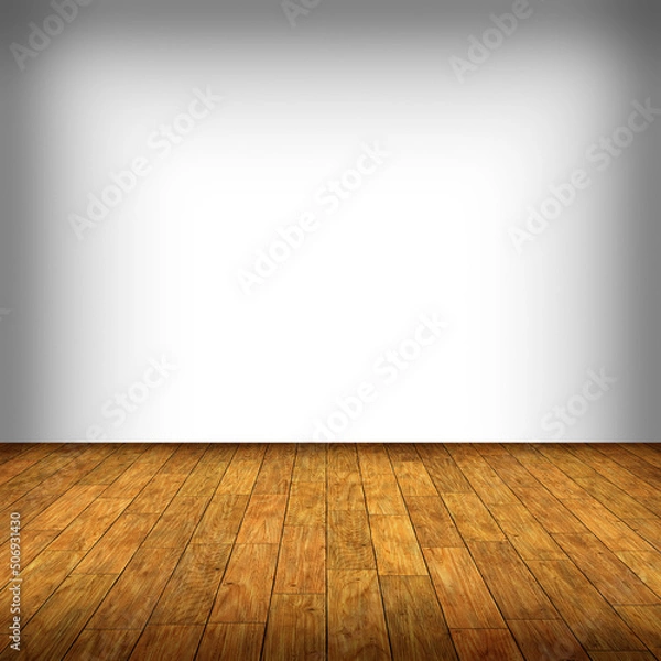 Obraz White wall in room background