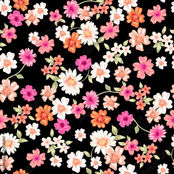 Obraz sweet daisy seamless background