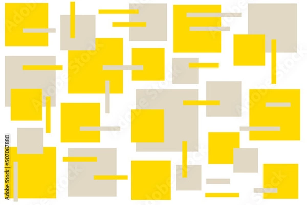 Fototapeta 四角形の抽象的なイラスト素材