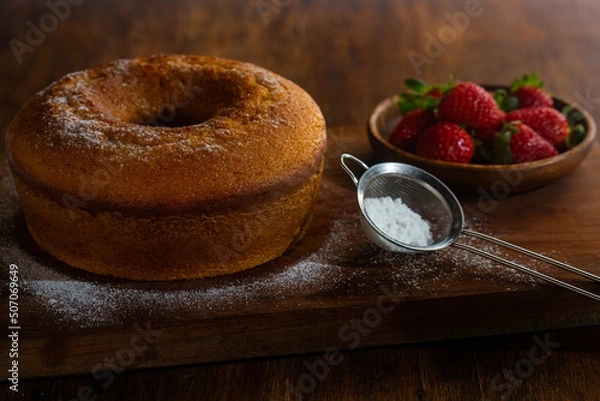 Fototapeta Bolo simples