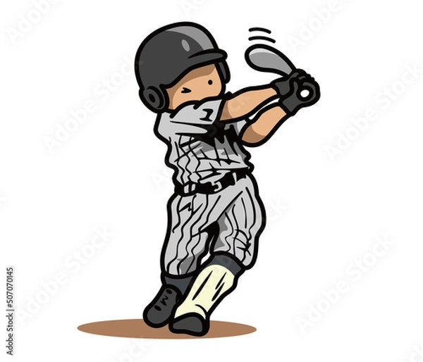 Fototapeta 野球　打者