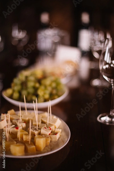 Obraz food in restaurant