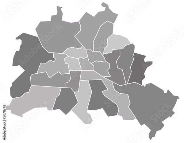 Obraz Berlin, Stadtkarte