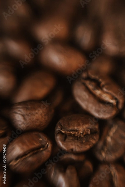Obraz coffee beans background
