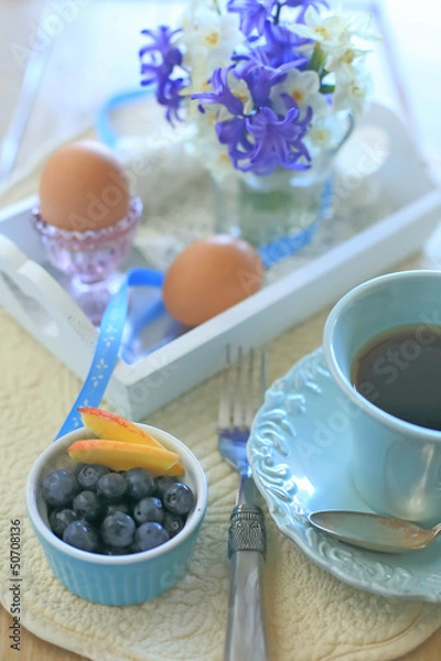 Fototapeta 朝の食卓