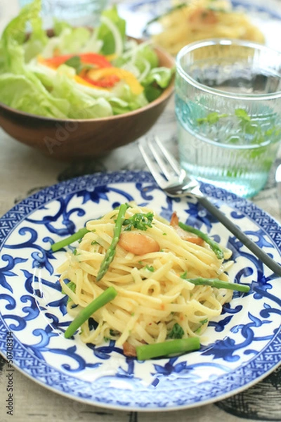 Obraz パスタのランチタイム