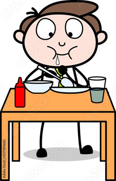 Fototapeta child in the kitchen