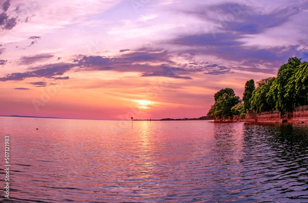 Obraz sunset over the sea