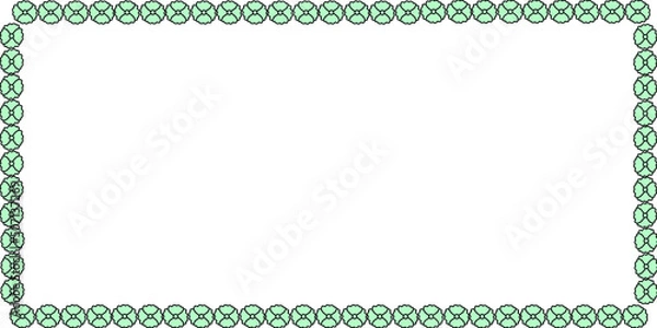 Obraz beautiful flowers border frame