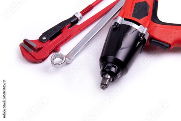 Obraz Repair tools on white background