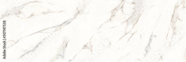 Obraz  Italian Carara Marble, Abstract White Satuario Marble Texture Background, Wall,Floor Tiles Marble, Luxury Background