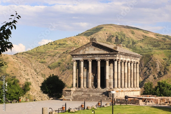Fototapeta The Temple of Garni is the Greco-Roman colonnaded temple in Armenia