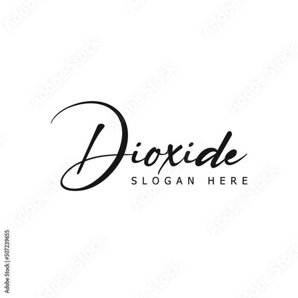 Fototapeta . Modern calligraphy text. Vector hand-drawn illustration black and white