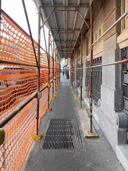 Obraz old town street