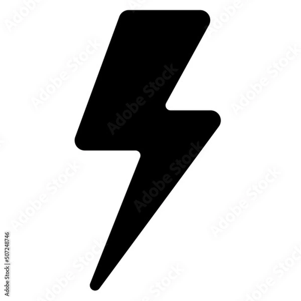 Fototapeta Lightening Bolt Icon