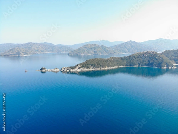 Fototapeta 愛媛県八幡浜市　諏訪崎半島の風景
