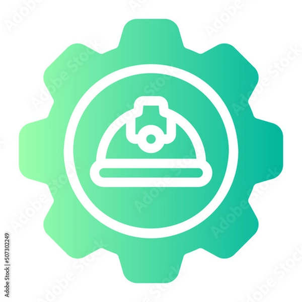 Fototapeta engineering gradient icon