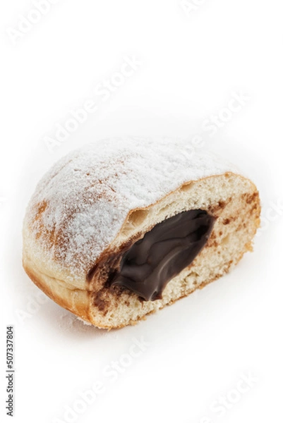 Obraz 
donut with chocolate filling on the table
