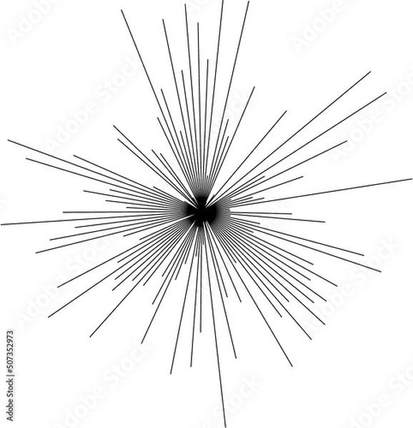 Obraz Isolated Abstract Geometric Line Design Element