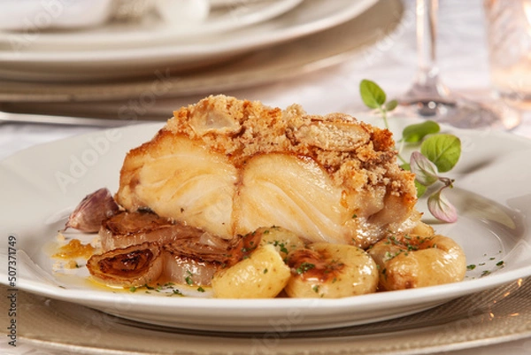 Fototapeta Bacalhau assado