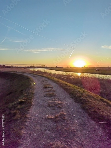 Obraz sunset on the beach