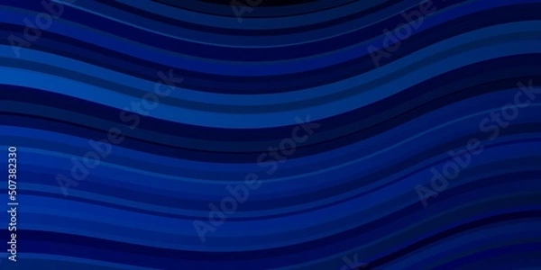 Fototapeta Light BLUE vector background with lines.