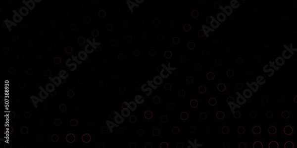 Obraz Dark Pink, Red vector texture with disks.