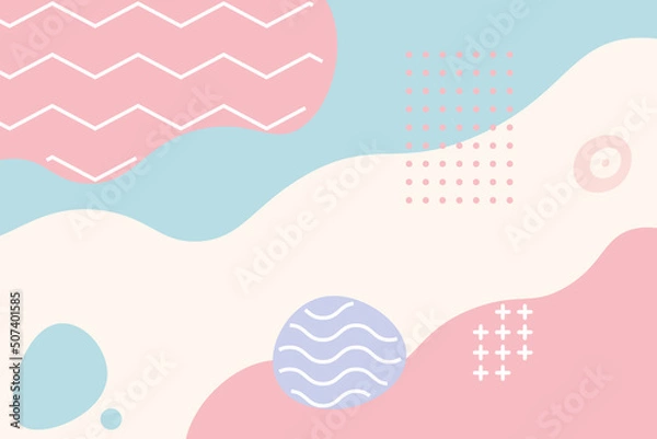Obraz Flat design abstract background
