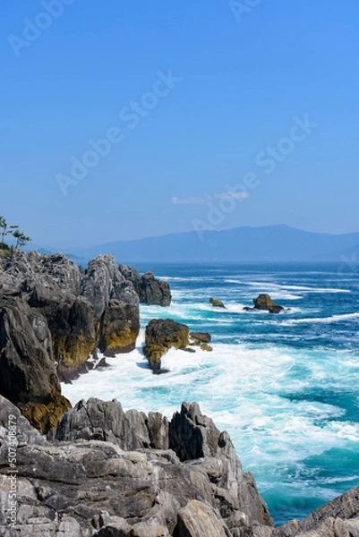 Fototapeta 三陸海岸　巨釜半造
