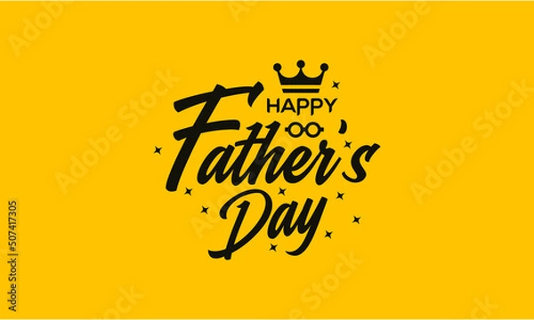 Obraz Happy fathers day.