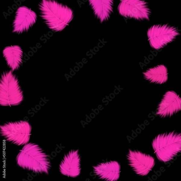 Obraz pink and black ink splashes background